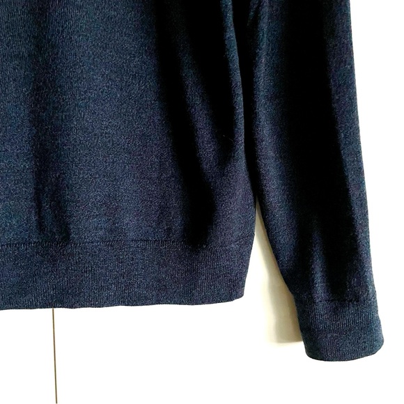 Banana Republic Men's Washable 100% Merino Wool Argyle V-Neck Sweater Size M EUC - Picture 9 of 12